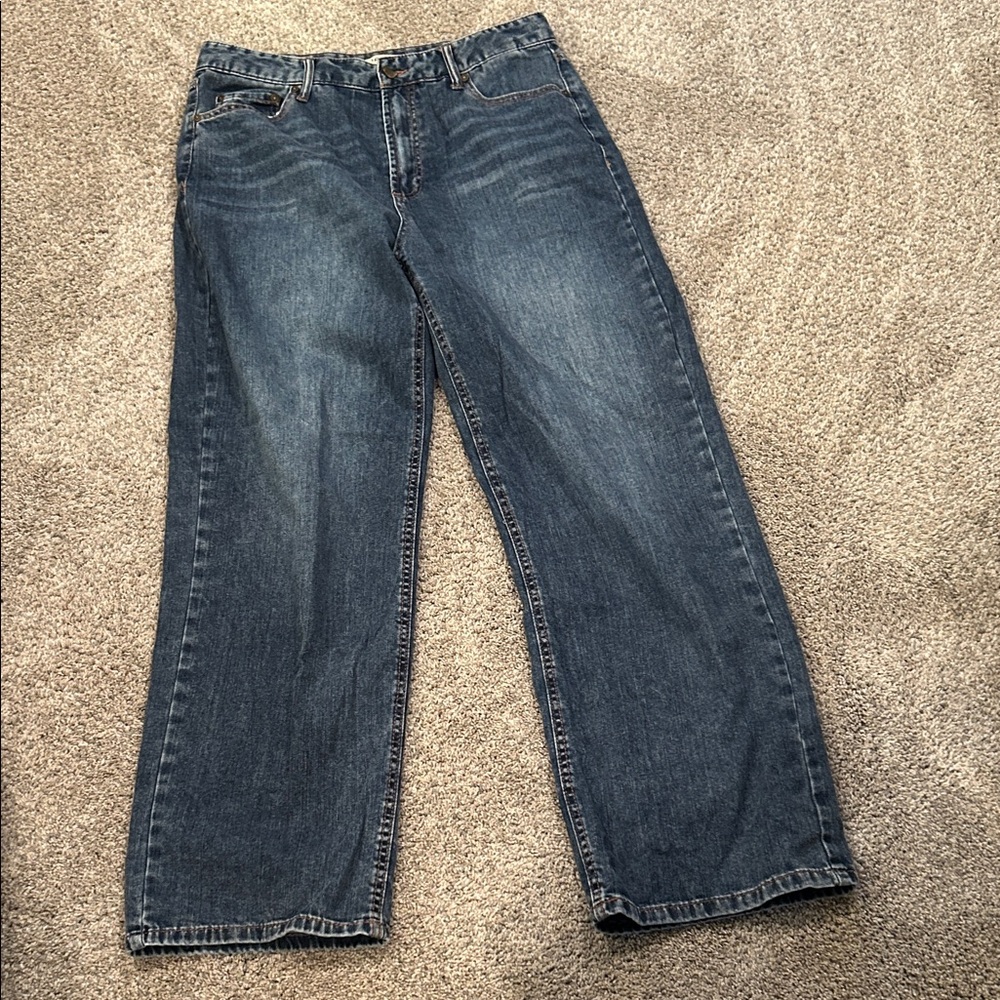 Oat New York Cloud Luxe Trendy Wide Leg light weight Denim